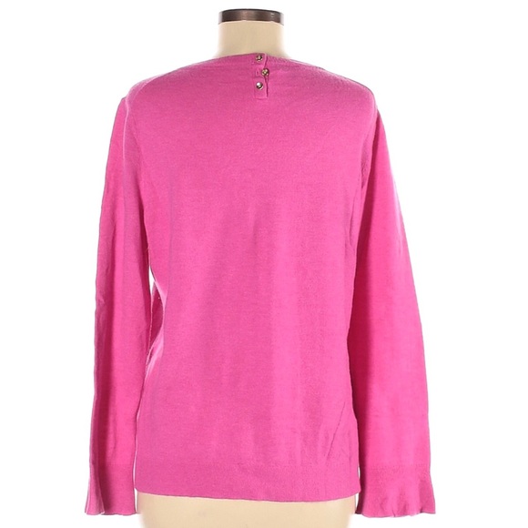 Talbots Lambswool Blend Pink Pullover Sweater - Picture 2 of 6